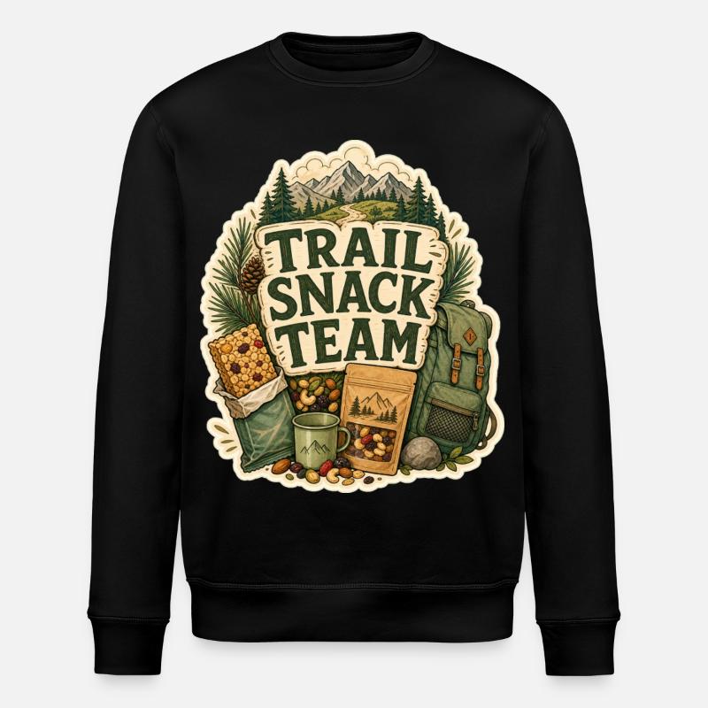 TRAIL SNACK TEAM Snacks - Stanley/Stella Unisex Bio-Sweatshirt ROLLER - Schwarz