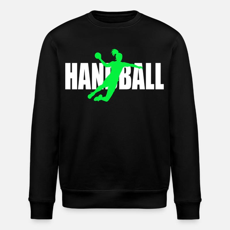 Handball - Sweat bio ROLLER Stanley/Stella Unisexe - noir
