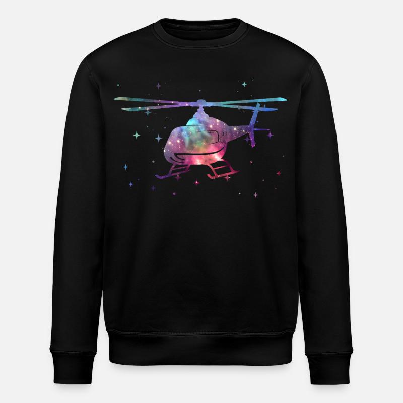 Pilote d’hélicoptère Space Kids Helicopter - Sweat bio ROLLER Stanley/Stella Unisexe - noir