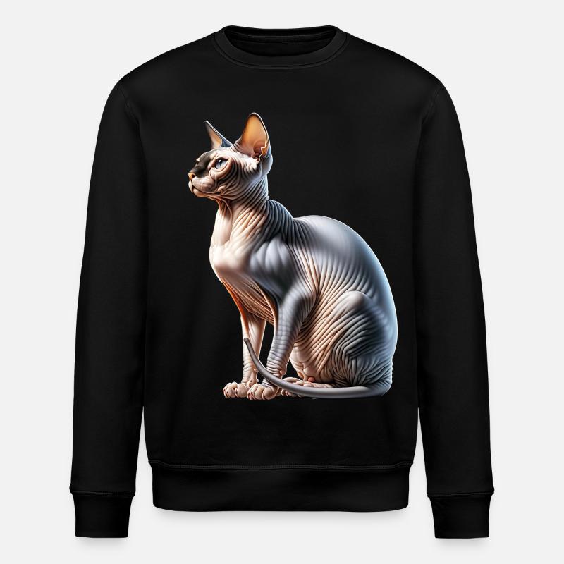 Chat Sphynx - Sweat bio ROLLER Stanley/Stella Unisexe - noir