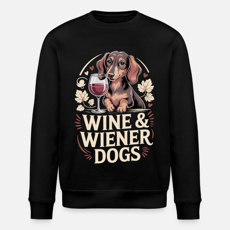 Vin & Chiens viennois - Sweat bio ROLLER Stanley/Stella Unisexe - noir