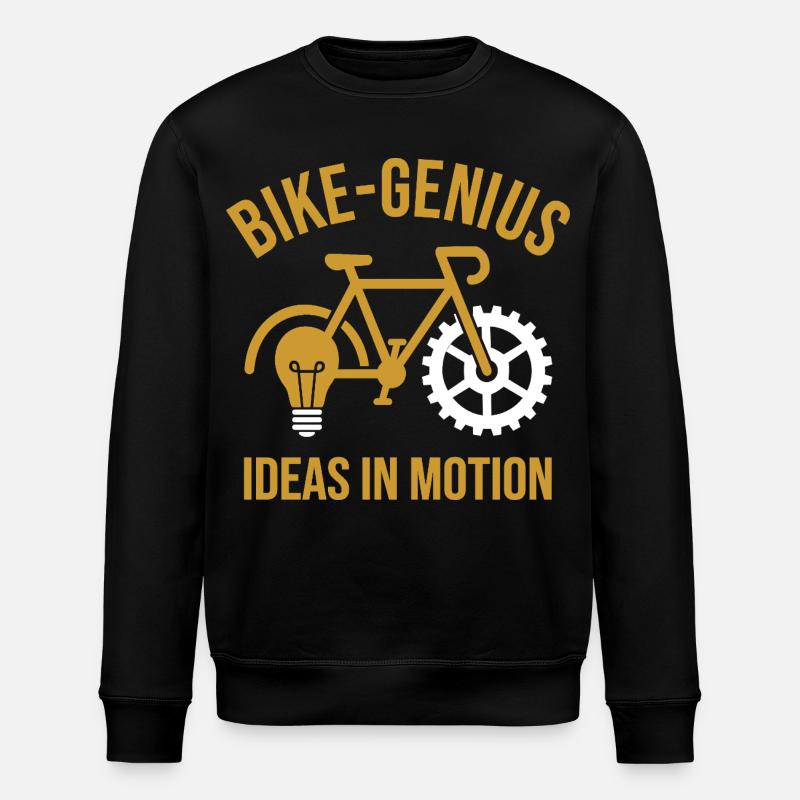 Vélo Idées en Mouvement - Sweat bio ROLLER Stanley/Stella Unisexe - noir