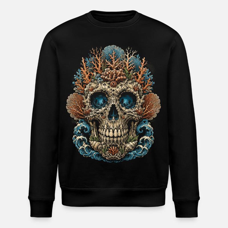 Belize Belizean Root - Stanley/Stella ROLLER Unisex Organic Sweatshirt - black