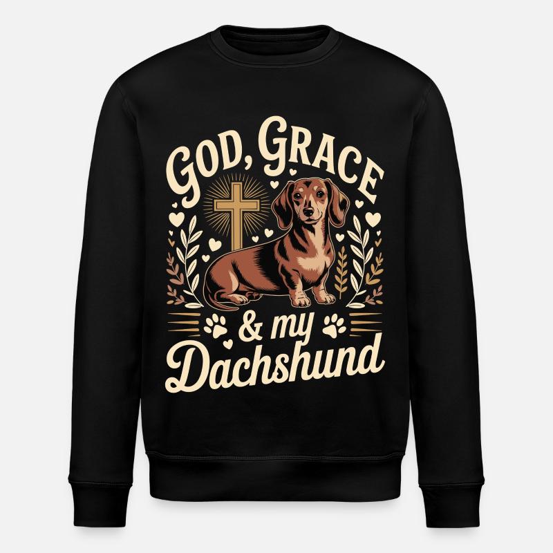 God Grace Teckel - Sweat bio ROLLER Stanley/Stella Unisexe - noir