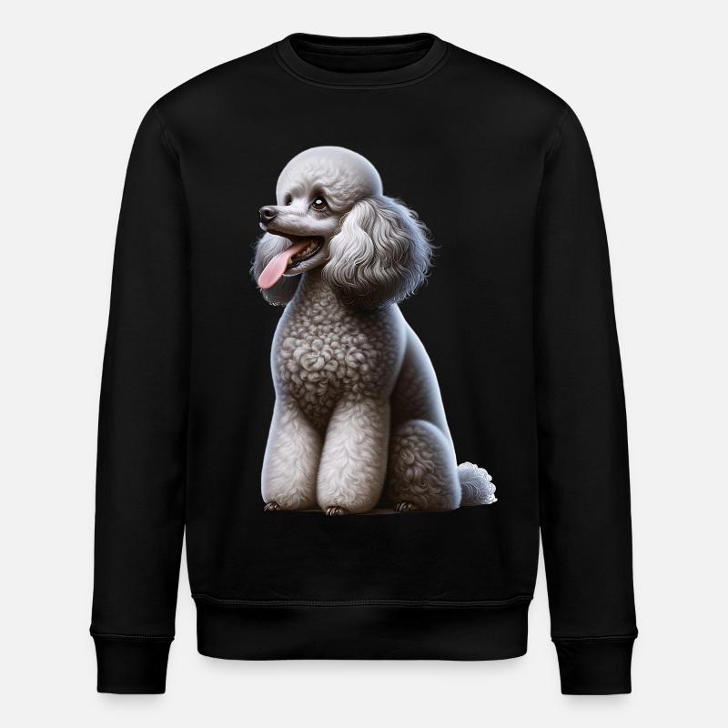 Caniche Pudel - Sweat bio ROLLER Stanley/Stella Unisexe - noir