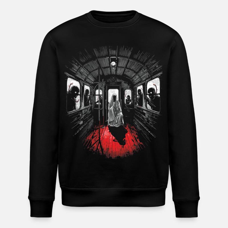 Passagers de minuit – train fantôme - Sweat bio ROLLER Stanley/Stella Unisexe - noir
