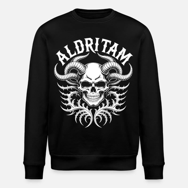 Eldritch Skull Tentakel - Stanley/Stella Unisex Bio-Sweatshirt ROLLER - Schwarz
