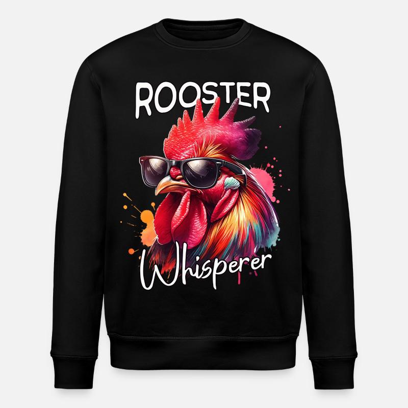 Le Murmureur de Coq - Sweat bio ROLLER Stanley/Stella Unisexe - noir
