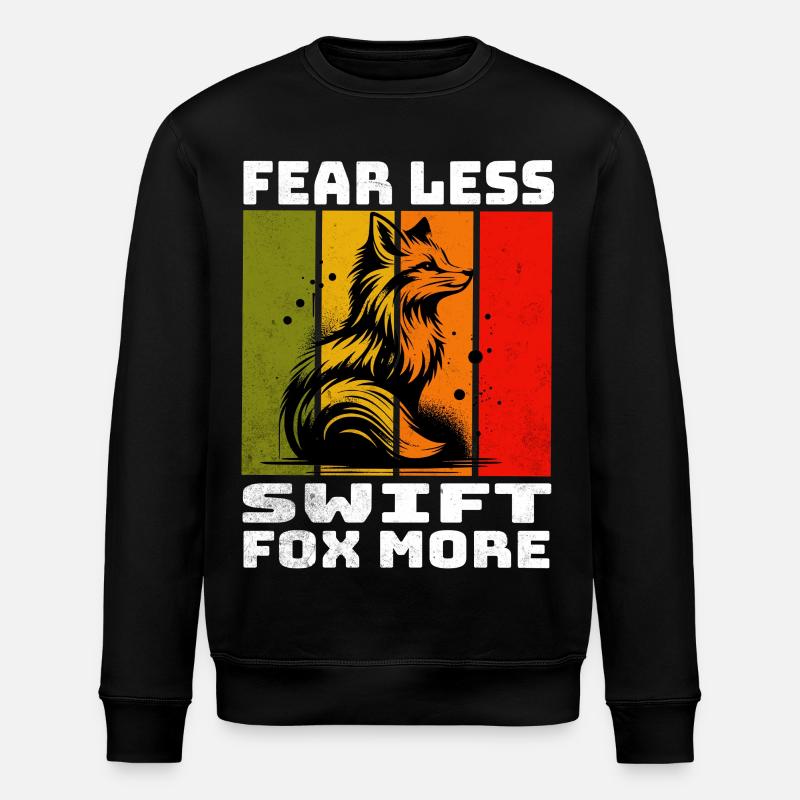 Renard Rapide Swiftfuchs - Sweat bio ROLLER Stanley/Stella Unisexe - noir