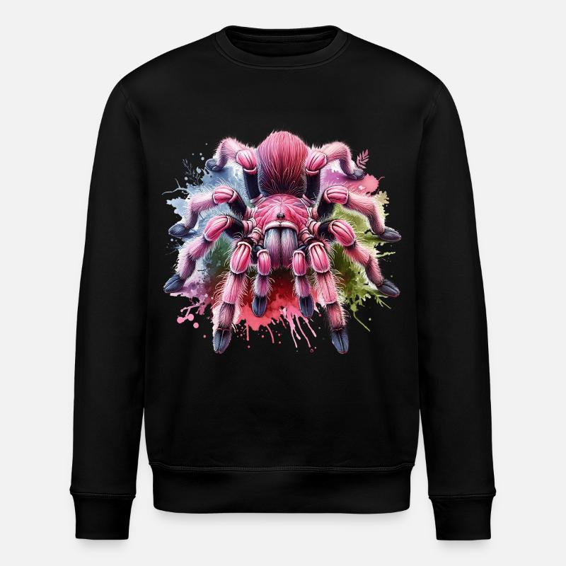 Chile Tarantula Gift - Stanley/Stella ROLLER Unisex Organic Sweatshirt - black