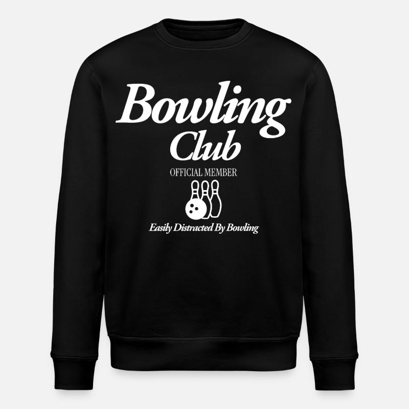 Bowling Club - Sweat bio ROLLER Stanley/Stella Unisexe - noir
