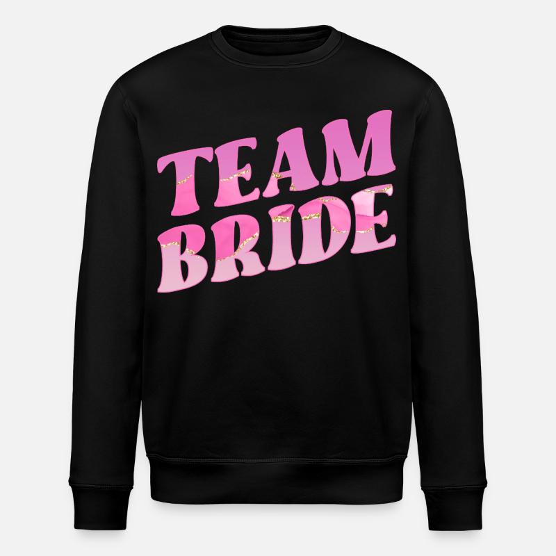 Équipe de mariage mariée - Sweat bio ROLLER Stanley/Stella Unisexe - noir