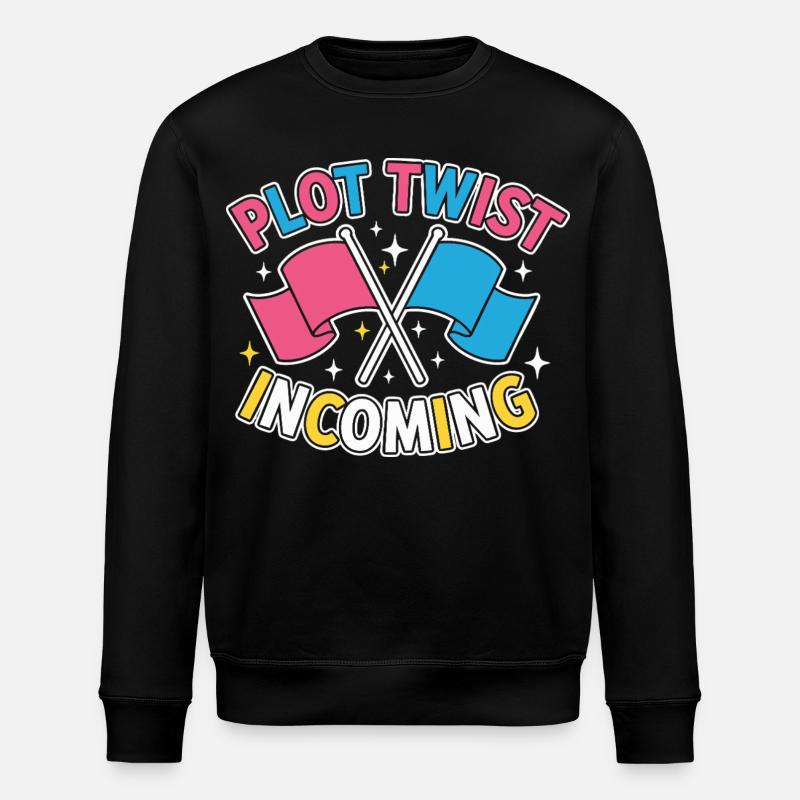 Geschlechter-Enthüllung Plot-Twist – Team Pink Team - Stanley/Stella Unisex Bio-Sweatshirt ROLLER - Schwarz