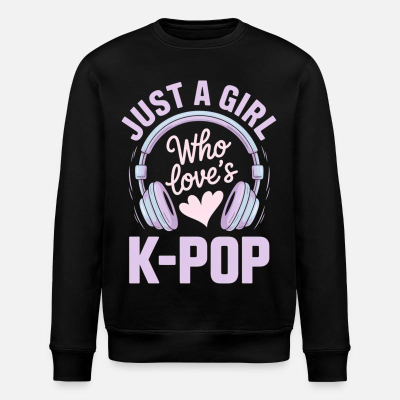 K Pop - Stanley/Stella Unisex Bio-Sweatshirt ROLLER - Schwarz