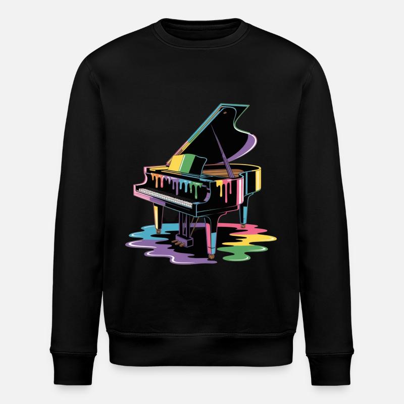 Klavier - Stanley/Stella Unisex Bio-Sweatshirt ROLLER - Schwarz