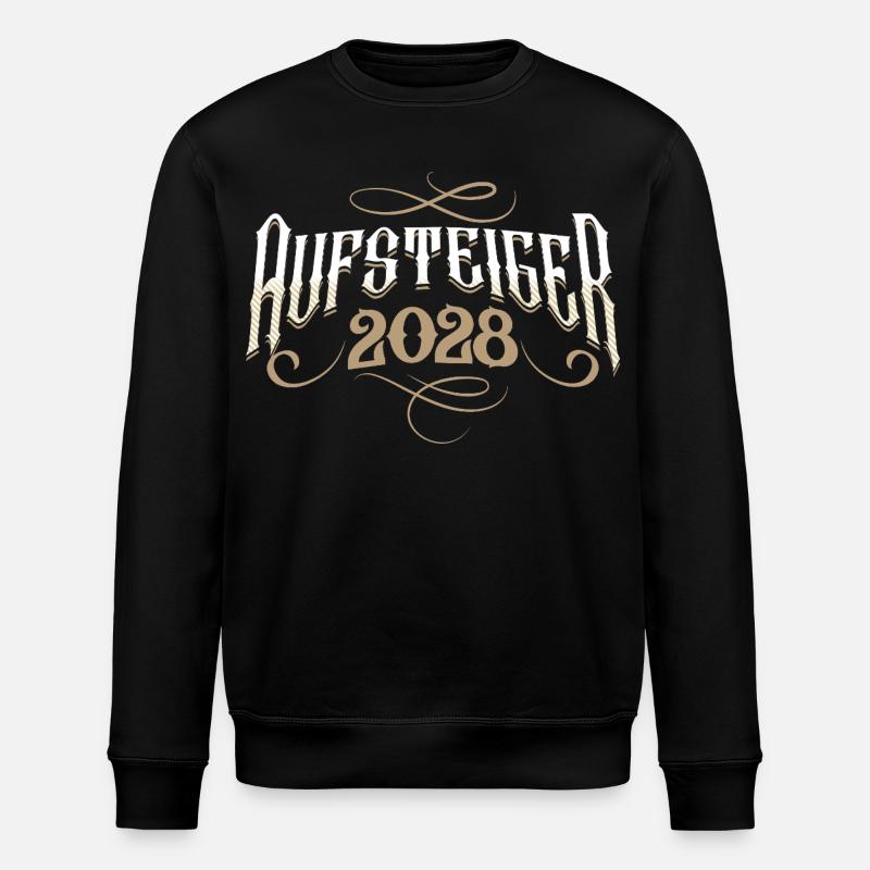 Aufsteiger 2028 - Stanley/Stella Unisex Bio-Sweatshirt ROLLER - Schwarz
