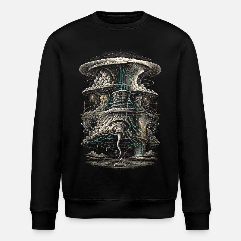 Sturmjäger Meteorologe - Stanley/Stella Unisex Bio-Sweatshirt ROLLER - Schwarz