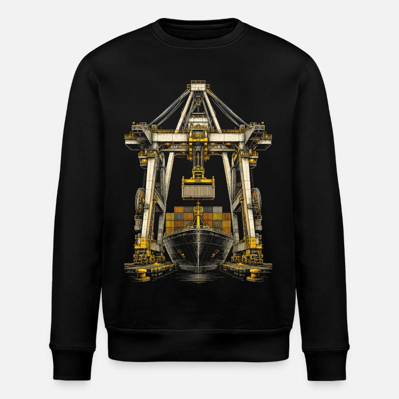docker - Sweat bio ROLLER Stanley/Stella Unisexe - noir