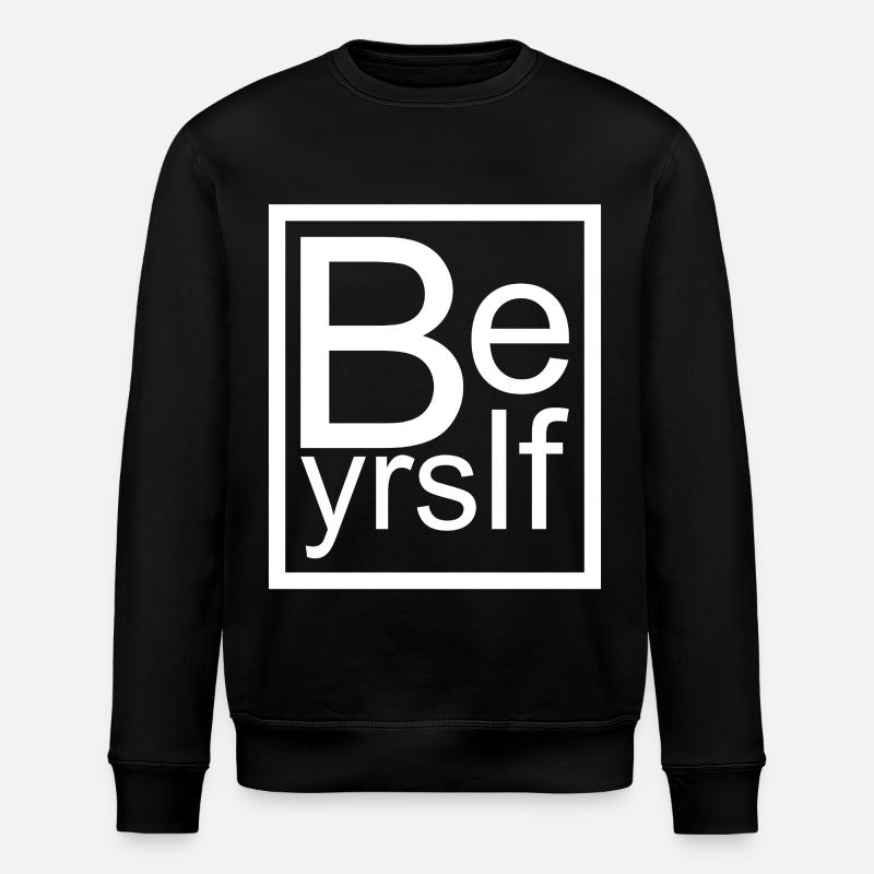 Be Yourself - Stanley/Stella Unisex Bio-Sweatshirt ROLLER - Schwarz