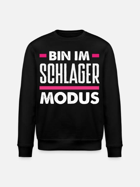 I'm in Schlager Mode Party Festival Concert - Stanley/Stella ROLLER Unisex Organic Sweatshirt - black