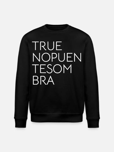 THUNDER SHADOW BRIDGE - Stanley/Stella ROLLER Unisex Organic Sweatshirt - black