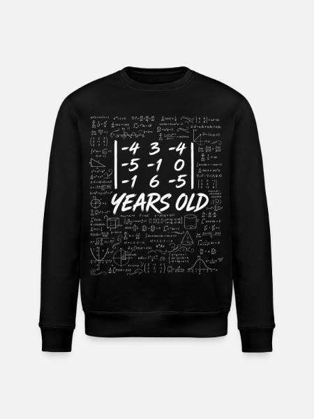29. Jubiläum. Determinantenmatrix-Mathematik-Nerd lustig - Stanley/Stella Unisex Bio-Sweatshirt ROLLER - Schwarz