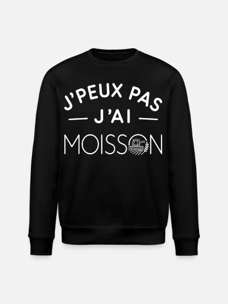 Moisson Humour Cadeau Passionné d'Agriculture - Sweat bio ROLLER Stanley/Stella Unisexe - noir