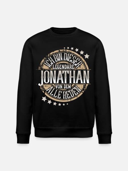 Jonathan - Stanley/Stella Unisex Bio-Sweatshirt ROLLER - Schwarz