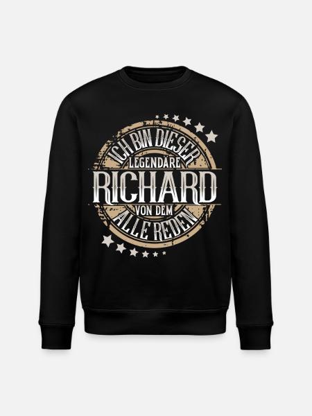 Richard - Stanley/Stella Unisex Bio-Sweatshirt ROLLER - Schwarz