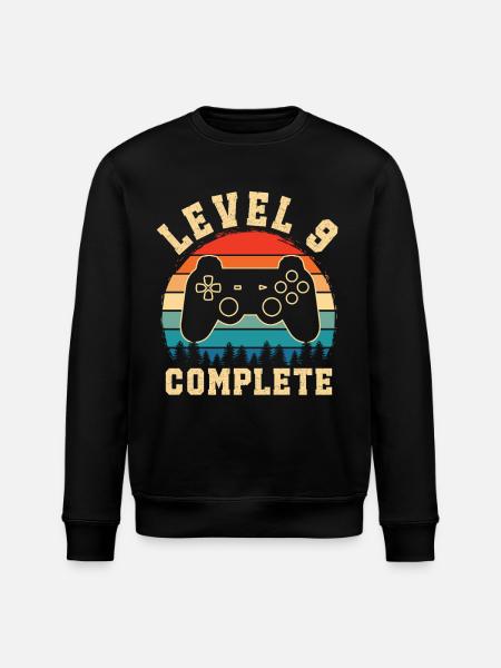 Level 9 complete – Enfant 9 ans - Sweat bio ROLLER Stanley/Stella Unisexe - noir