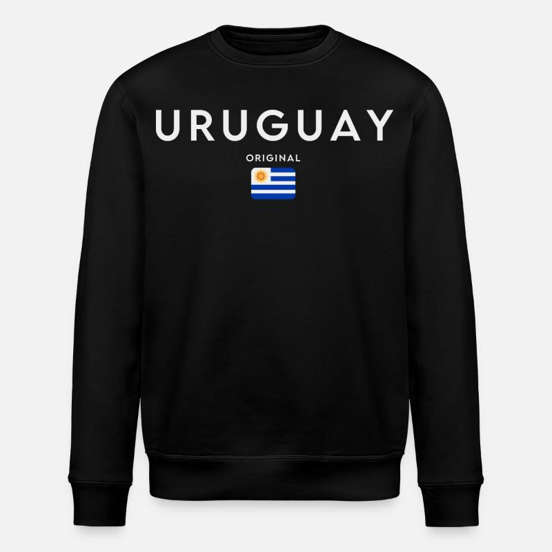 Drapeau de l’Uruguay, fierté uruguayenne - Sweat bio ROLLER Stanley/Stella Unisexe - noir