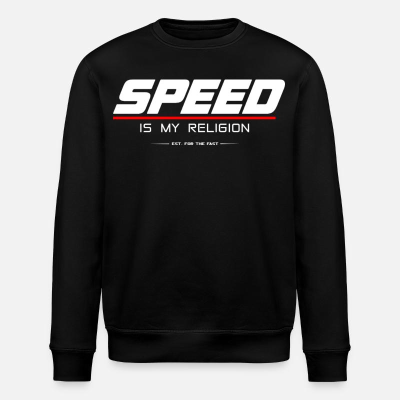 SPEED_IS_MY_RELIGION - Sweat bio ROLLER Stanley/Stella Unisexe - noir