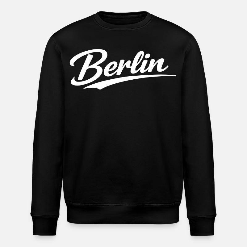 Berlin - Sweat bio ROLLER Stanley/Stella Unisexe - noir