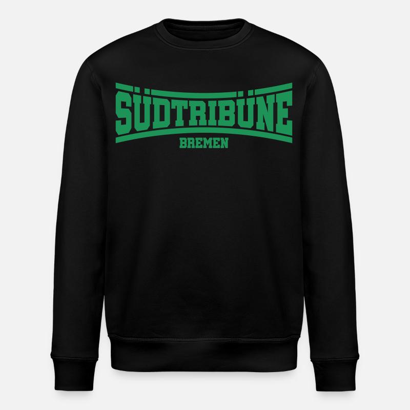 Südtribüne Bremen | Farbe änderbar - Stanley/Stella Unisex Bio-Sweatshirt ROLLER - Schwarz