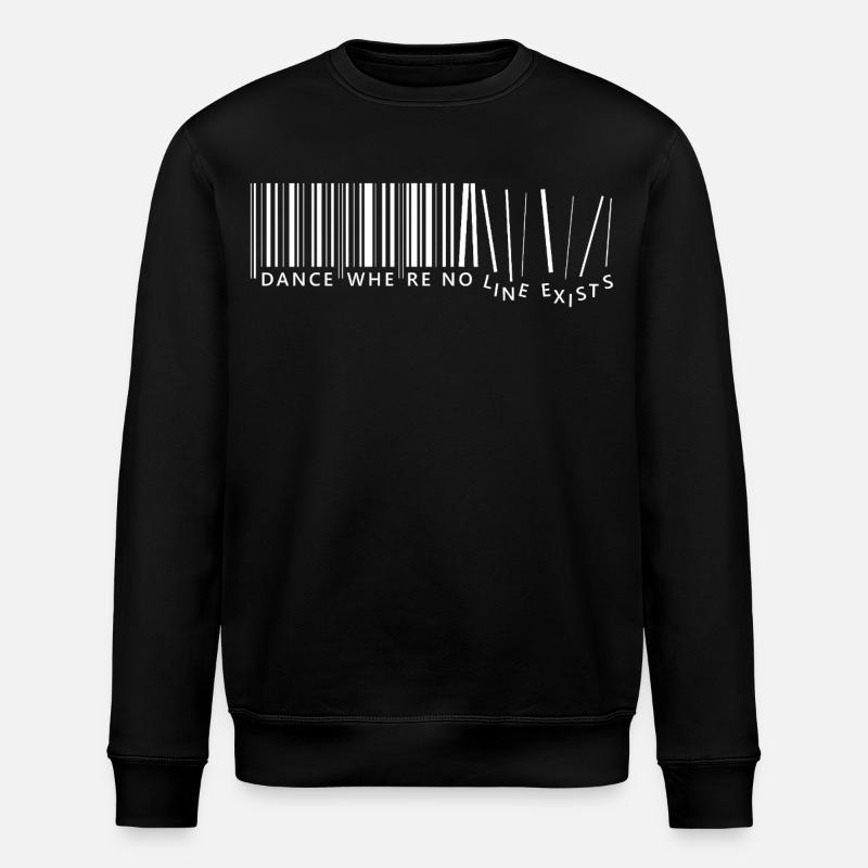 dance where no line exists - Stanley/Stella ROLLER Unisex Organic Sweatshirt - black