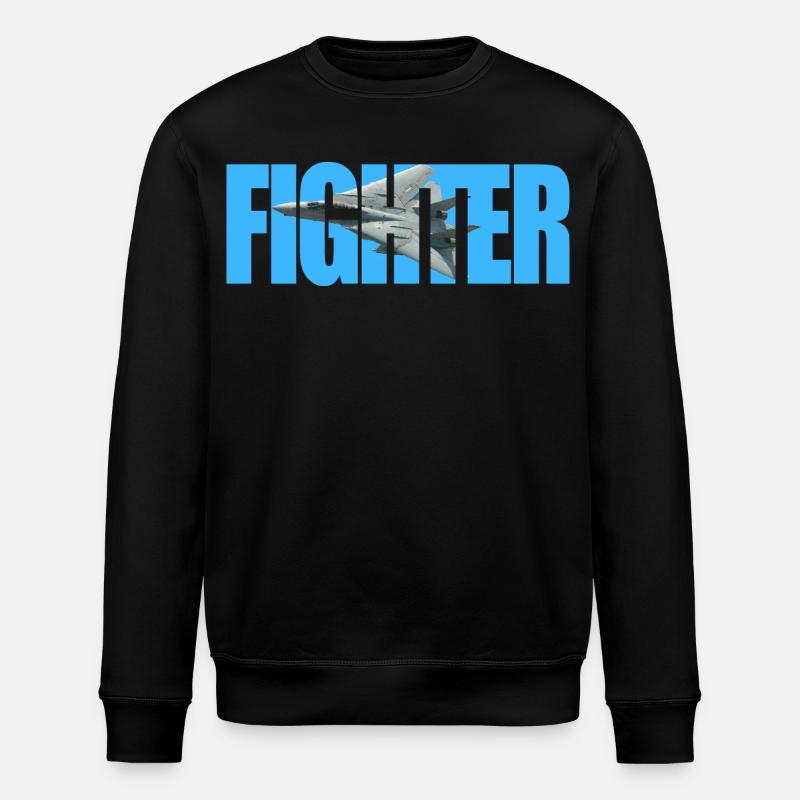 Fighter F-14 Tomcat - Stanley/Stella Unisex Bio-Sweatshirt ROLLER - Schwarz