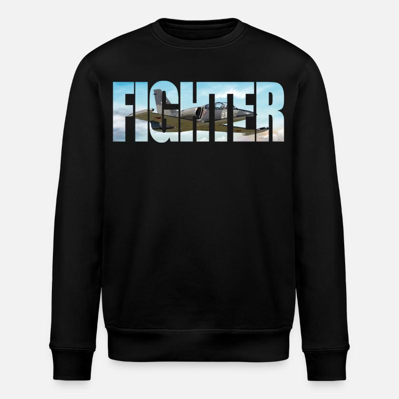 Fighter L-39 Albatros - Stanley/Stella Unisex Bio-Sweatshirt ROLLER - Schwarz