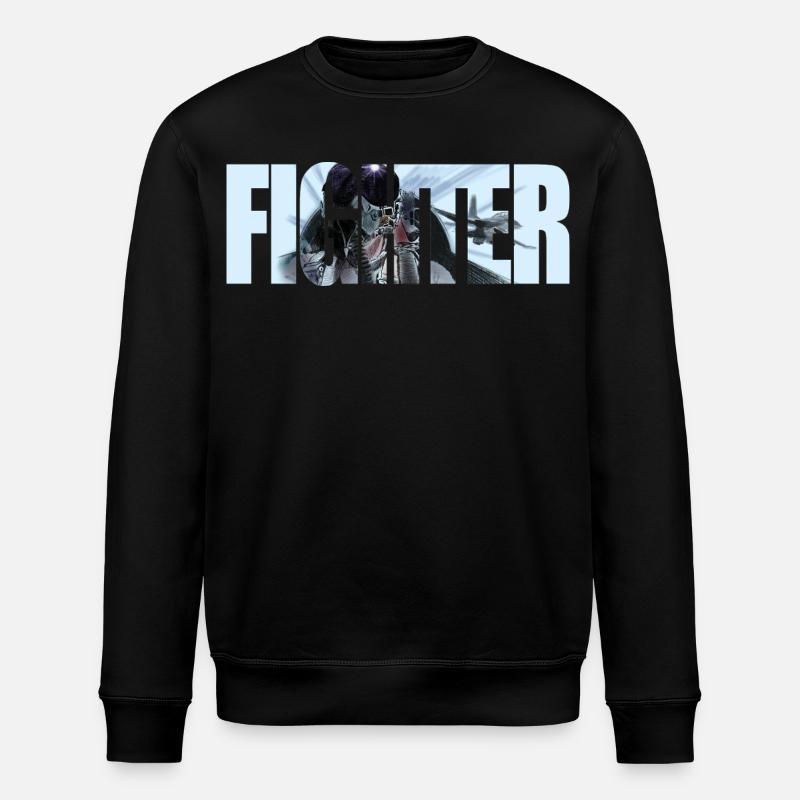 Fighter - Stanley/Stella Unisex Bio-Sweatshirt ROLLER - Schwarz