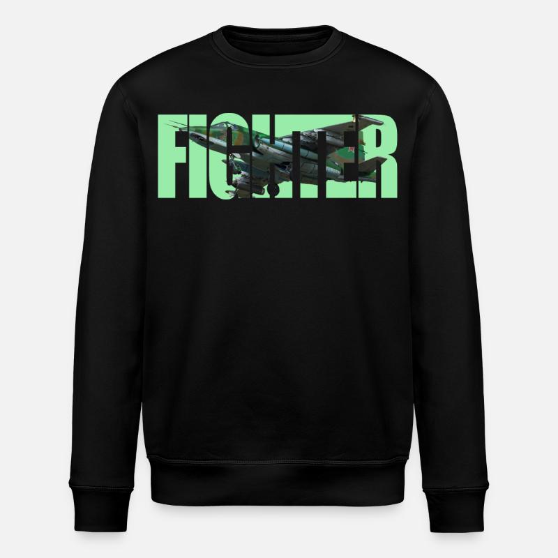 Chasseur Su-25 - Sweat bio ROLLER Stanley/Stella Unisexe - noir