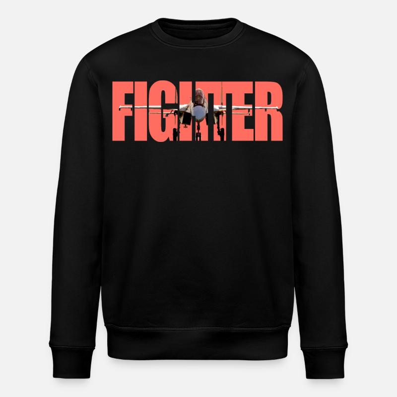 Fighter Su-30SM - Stanley/Stella ROLLER Unisex Organic Sweatshirt - black
