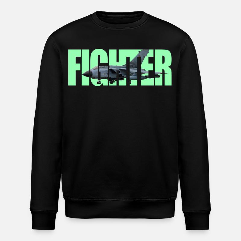 Fighter Tornado - Stanley/Stella Unisex Bio-Sweatshirt ROLLER - Schwarz