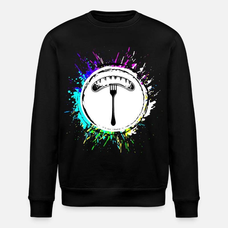 Bratwurst Sausage - Stanley/Stella ROLLER Unisex Organic Sweatshirt - black