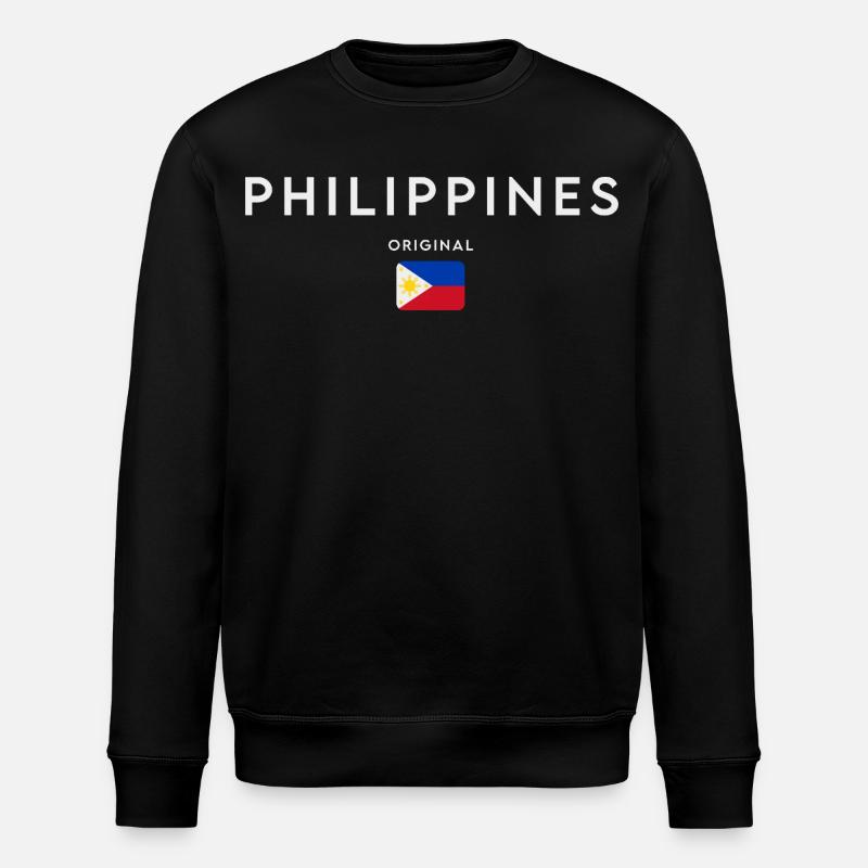 Drapeau philippin, fierté philippine - Sweat bio ROLLER Stanley/Stella Unisexe - noir