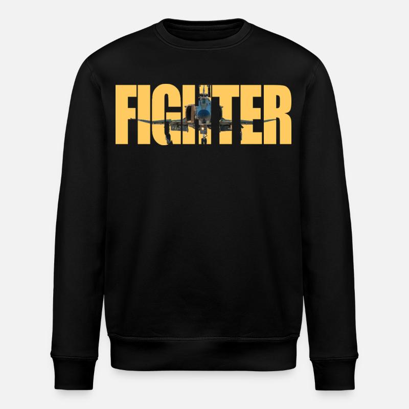 Fighter F-4 Phantom - Stanley/Stella Unisex Bio-Sweatshirt ROLLER - Schwarz