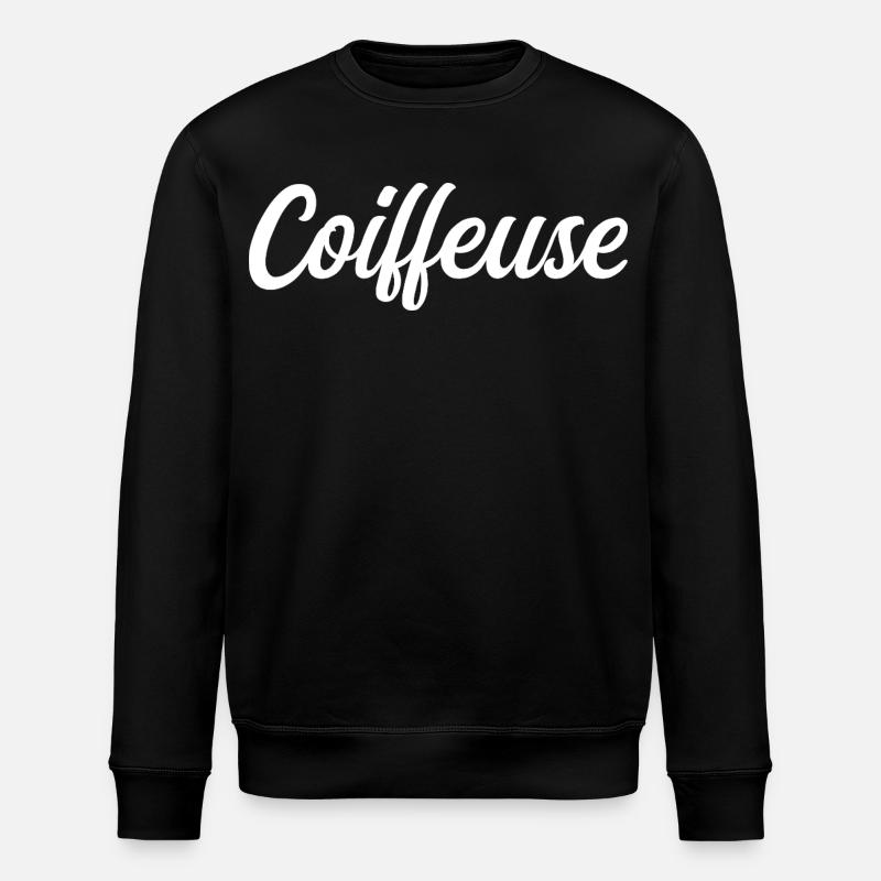 Coiffeuse - Sweat bio ROLLER Stanley/Stella Unisexe - noir