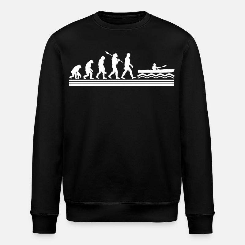 Kayak Evolution - Stanley/Stella ROLLER Unisex Organic Sweatshirt - black