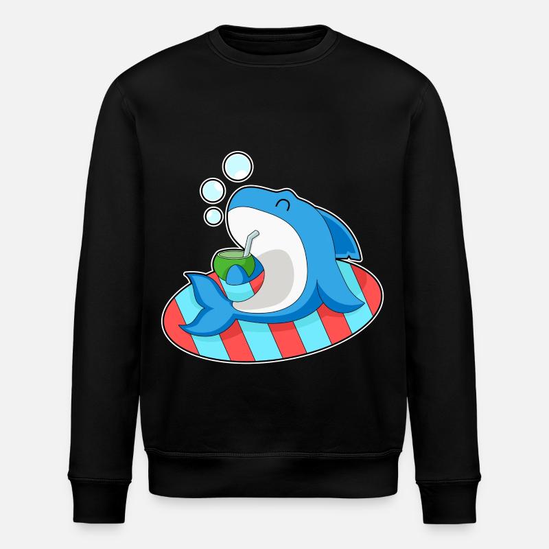 Requin Été Noix de - Sweat bio ROLLER Stanley/Stella Unisexe - noir