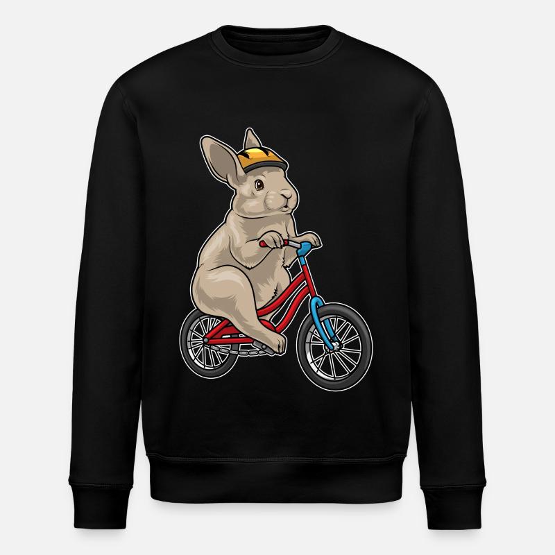 Vélo Rabbit - Sweat bio ROLLER Stanley/Stella Unisexe - noir