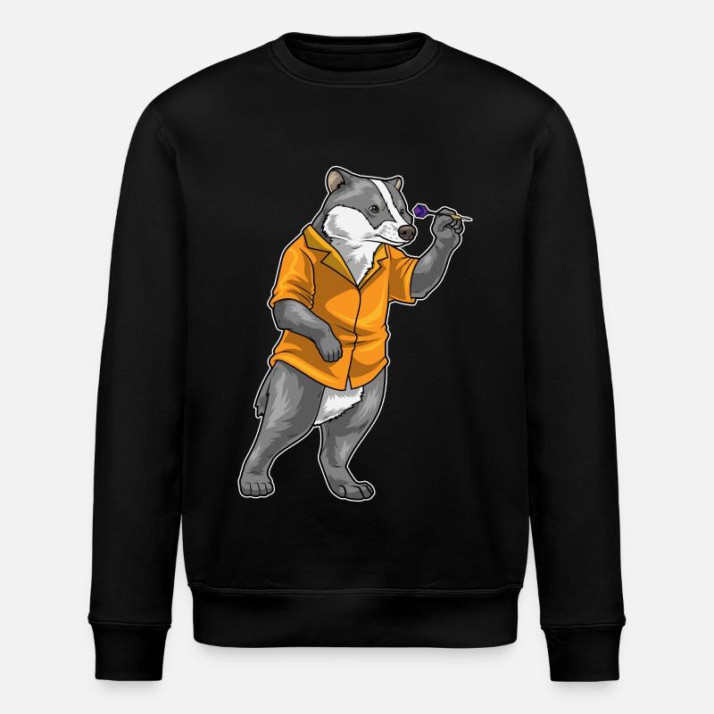 Badger Dart Dart - Stanley/Stella ROLLER Unisex Organic Sweatshirt - black