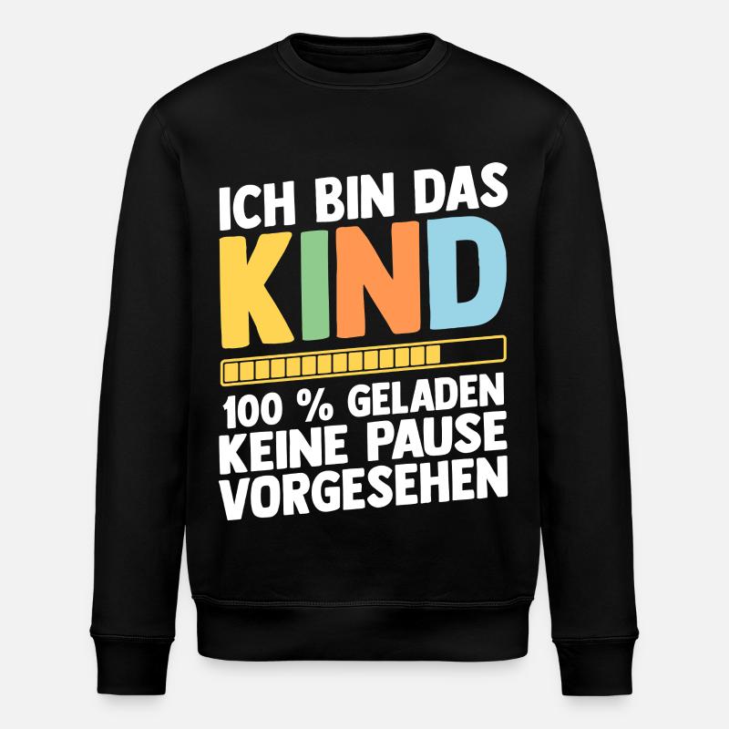 Tochter Sohn - Stanley/Stella Unisex Bio-Sweatshirt ROLLER - Schwarz